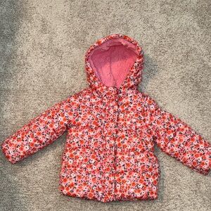 Carter's Pink Floral Winter Jacket